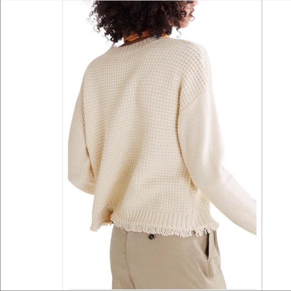 Madewell Stitchmix Wool Chunky Knit Sweater - Picture 2 of 10